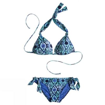 Bikini Roxy Beach Dream Mujer - Verde Claro / Azules Oscuro - Chile CYT380219